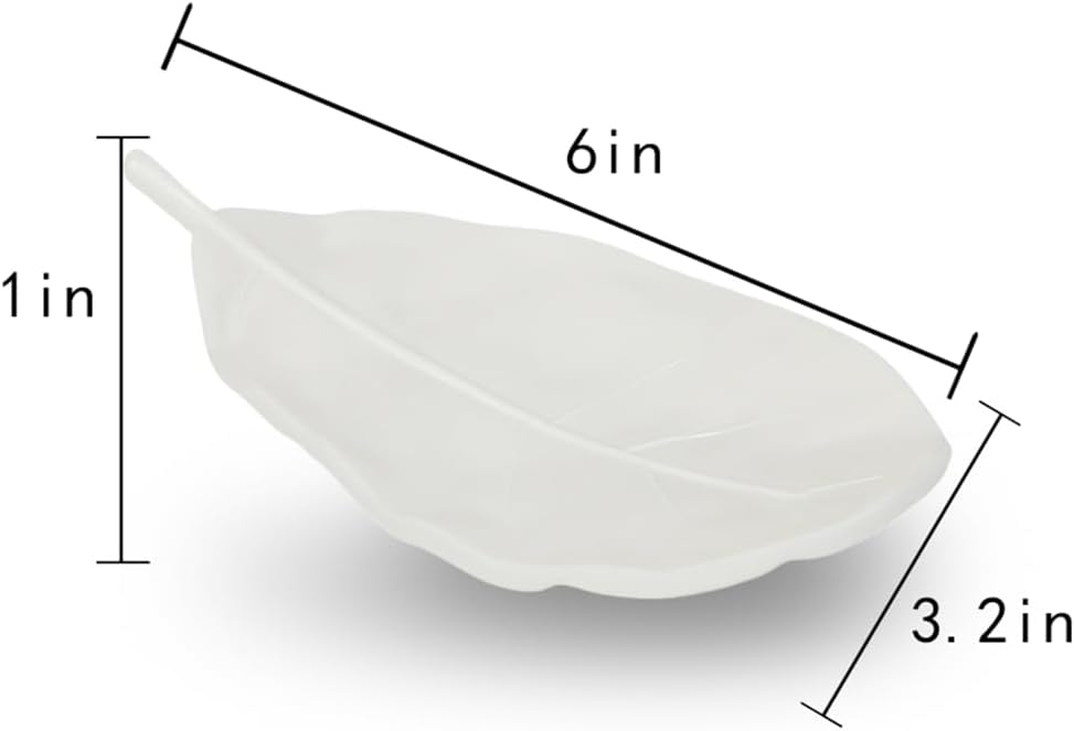 1Pcs Creative Simulated Leaf Soap Box - Bathroom Soap Holder, Ideal for Scented Soaps, Efficient Drainage for Laundry Soap, Elegant Soap Storage Rack (White)