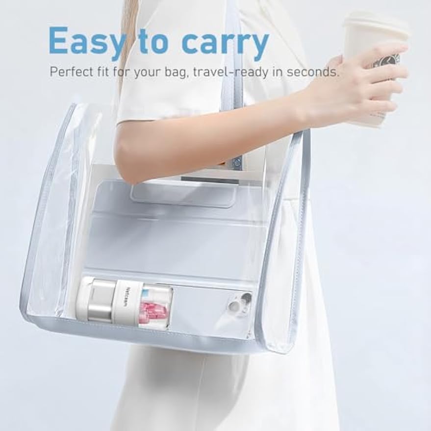 Toothbrush Travel Case Kit,Portable Folding Tooth Brush Holder and Toothpaste Cover Container with Mouthwash Cup, Oral Clean Tools Organizer for Traveling, Bathroom, Camping, Business Trip
