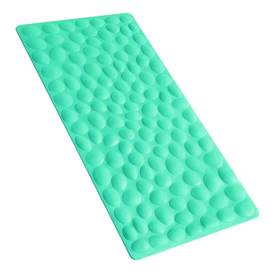 Non-Slip Bathtub Mat OTHWAY Soft Rubber Bathroom Bathmat with Strong Suction Cups (Grey)