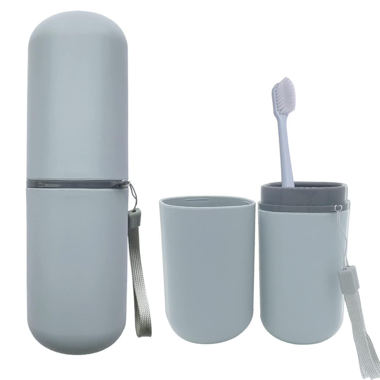Toothbrush Travel Case, Travel Toothbrush Holder Portable Toothbrush Toothpaste Storage Container for Traveling Business Camping School Bathroom