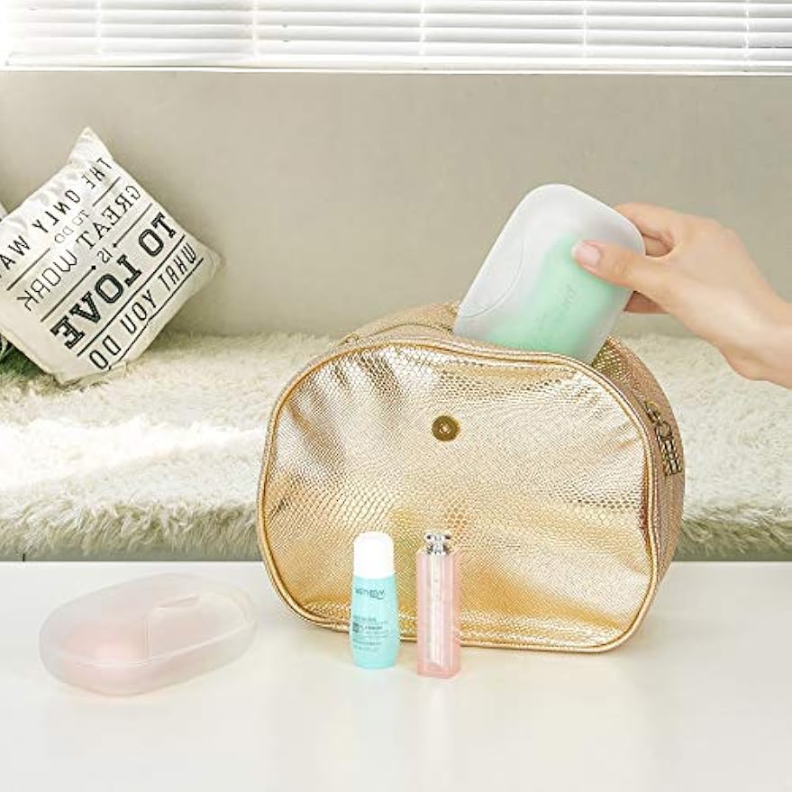 Soap Box Holder, 2-Pack Soap Dish Soap Savers Case Container for Bathroom Camping Gym Vonpri (Clear)
