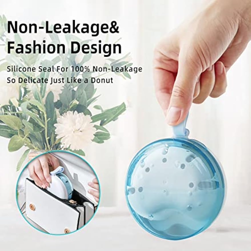 OB05 Leak Proof Denture Cup Kit Portable Retainer Case Perfect for Travel, Denture Case Container Cleaning Care for Dentures Aligner Mouth Guard with Denture Brush,Strainer, Removal Tool and Mirror