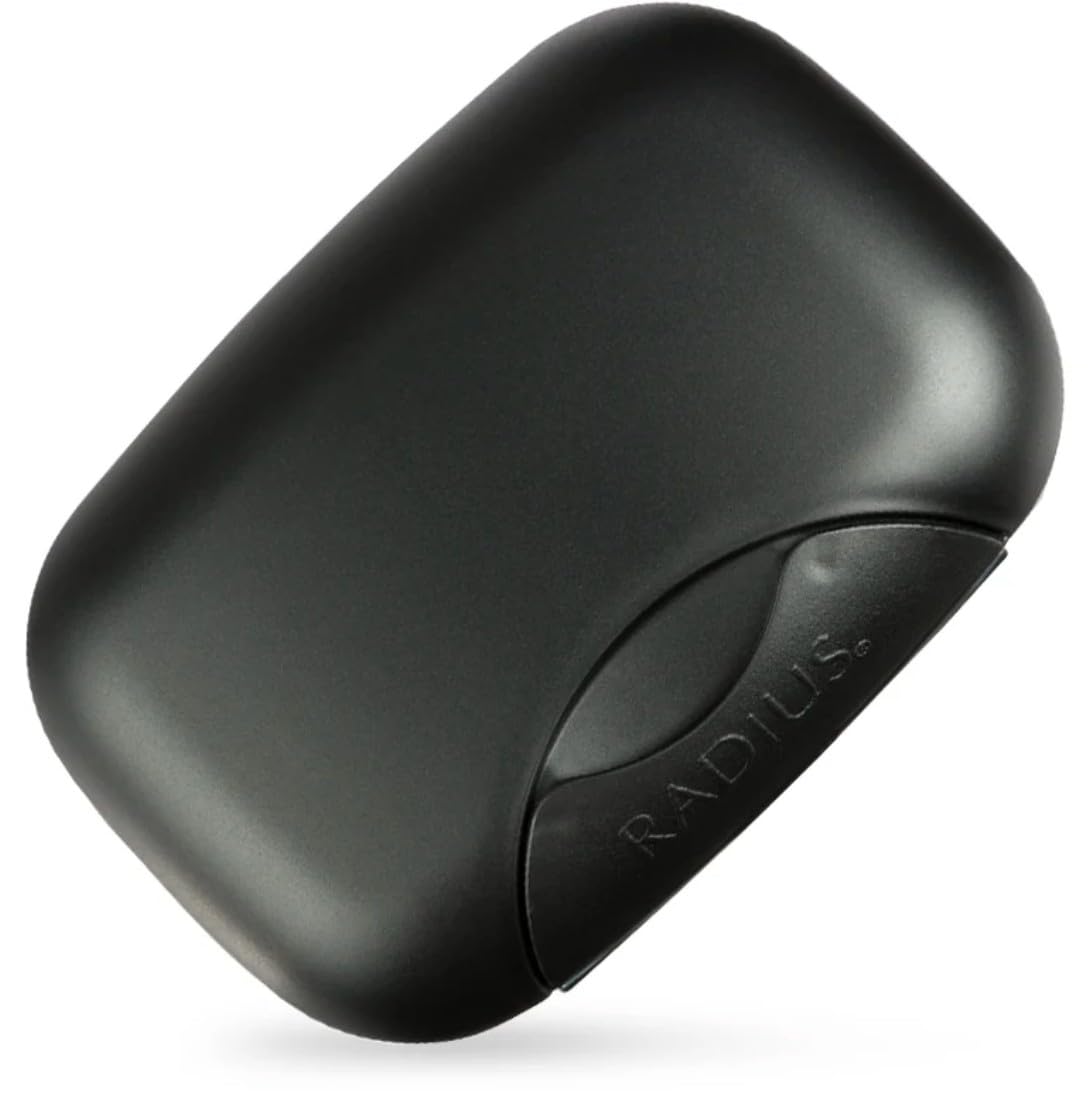 RADIUS Soap Travel Case, BPA-Free Recycled Plastic, Leakproof, Portable for Bathroom, Gym, Home, Camping - Lavender