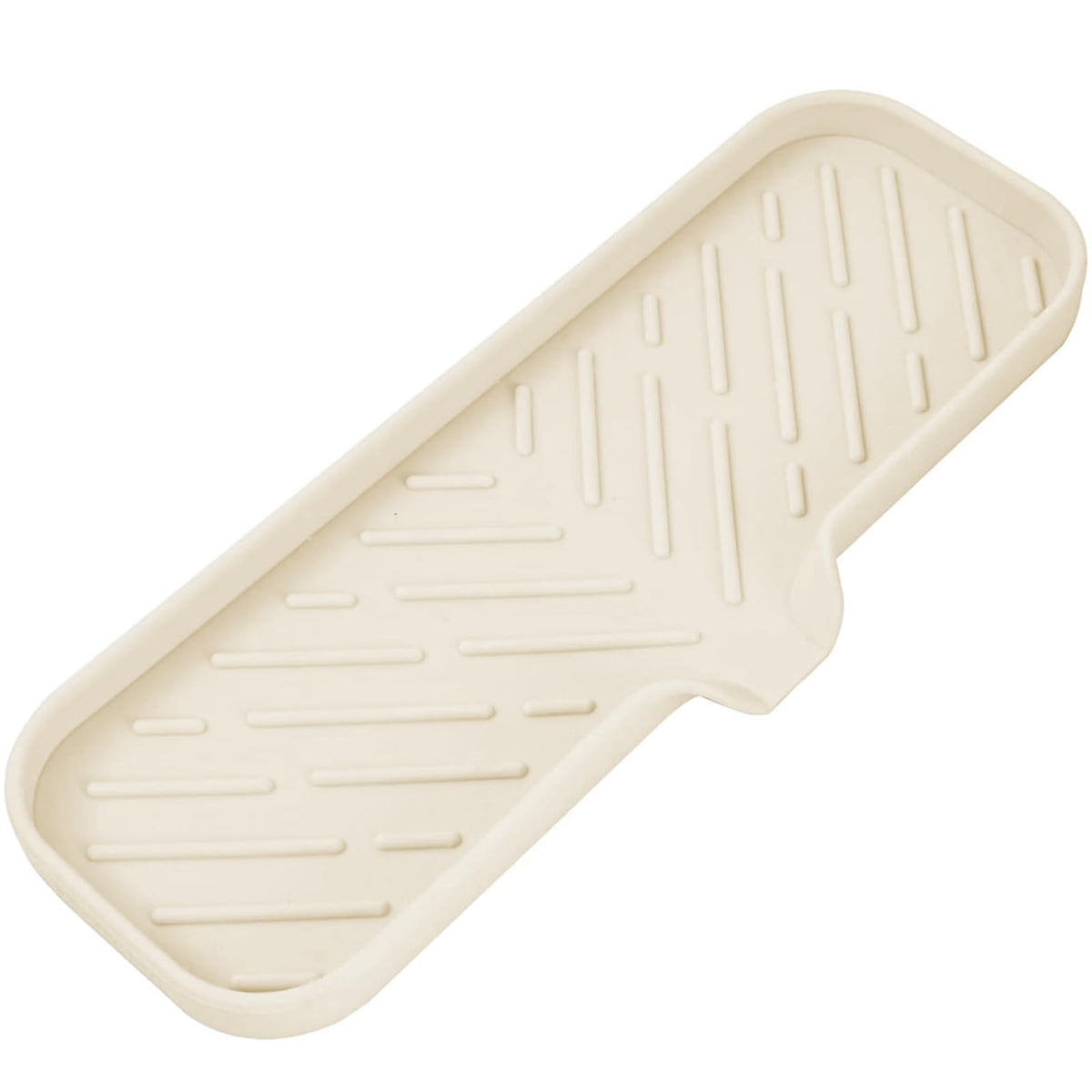 MicoYang Silicone Soap Dish with Drain Spout, Self-Draining Sink Organizer Tray for Bathroom and Kitchen, Sponges, Dispensers and Soap Holder, Non-Slip and Dishwasher Safe, Black (Compact, 4.9"×3.2")