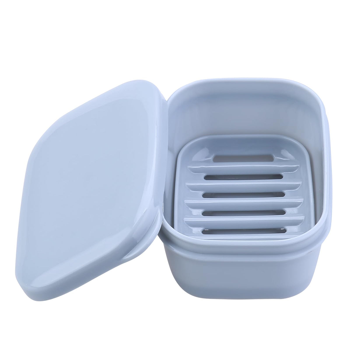 4Pcs Travel Soap Container, Portable Soap Box, Plastic Leakproof Soap Case | Soap Bar Holder, Camping, Bathroom Shower Gym Hiking Traveling