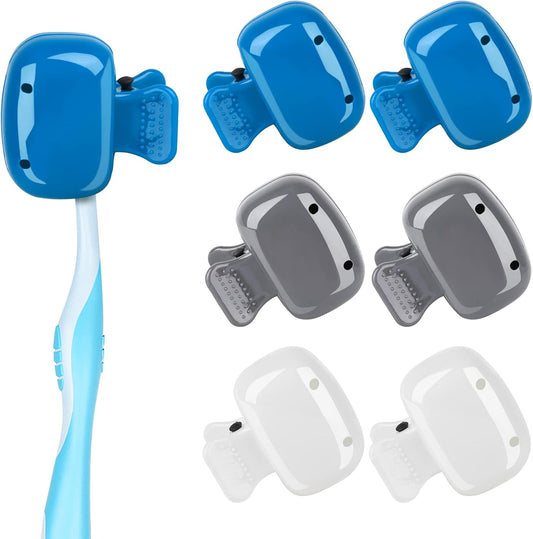 6 Pack Toothbrush Covers Portable Toothbrush Coverings Clips for Protectors Tooth Brush Storage Head Cover Cap Tooth Brush Covers for Kids Bathroom Home Travel Tooth Brush Case