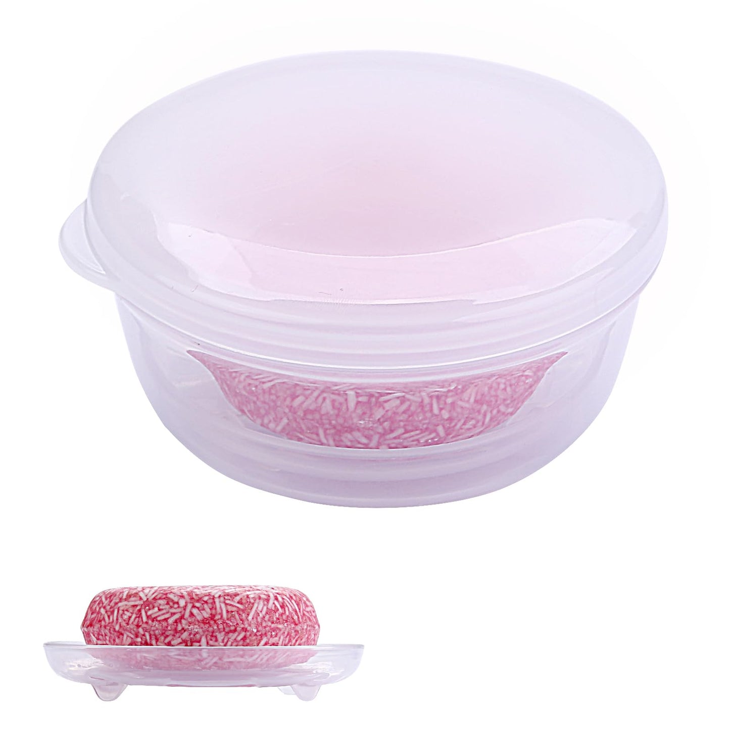 4Pcs Travel Soap Container, Portable Soap Box, Plastic Leakproof Soap Case | Soap Bar Holder, Camping, Bathroom Shower Gym Hiking Traveling