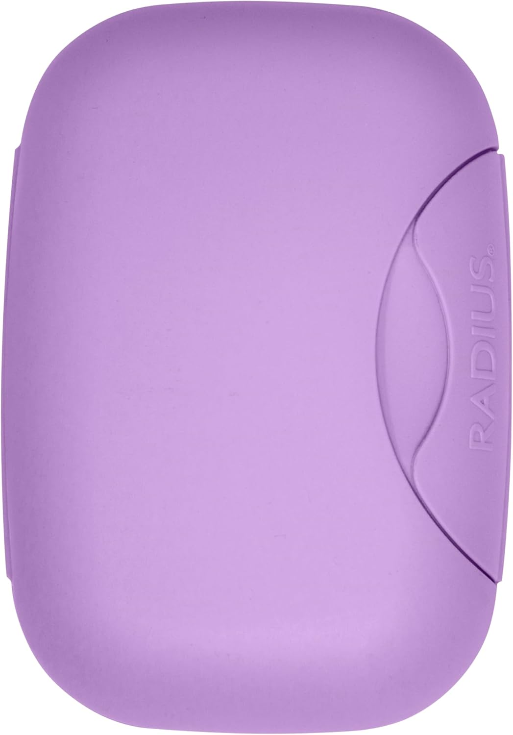 RADIUS Soap Travel Case, BPA-Free Recycled Plastic, Leakproof, Portable for Bathroom, Gym, Home, Camping - Lavender