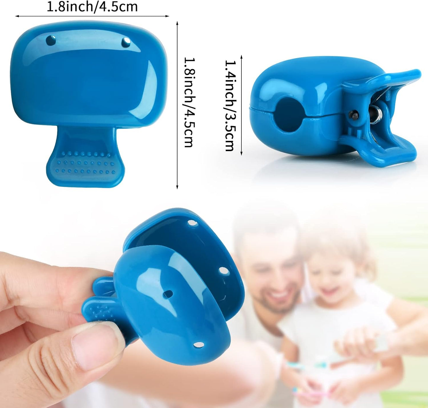 6 Pack Toothbrush Covers Portable Toothbrush Coverings Clips for Protectors Tooth Brush Storage Head Cover Cap Tooth Brush Covers for Kids Bathroom Home Travel Tooth Brush Case