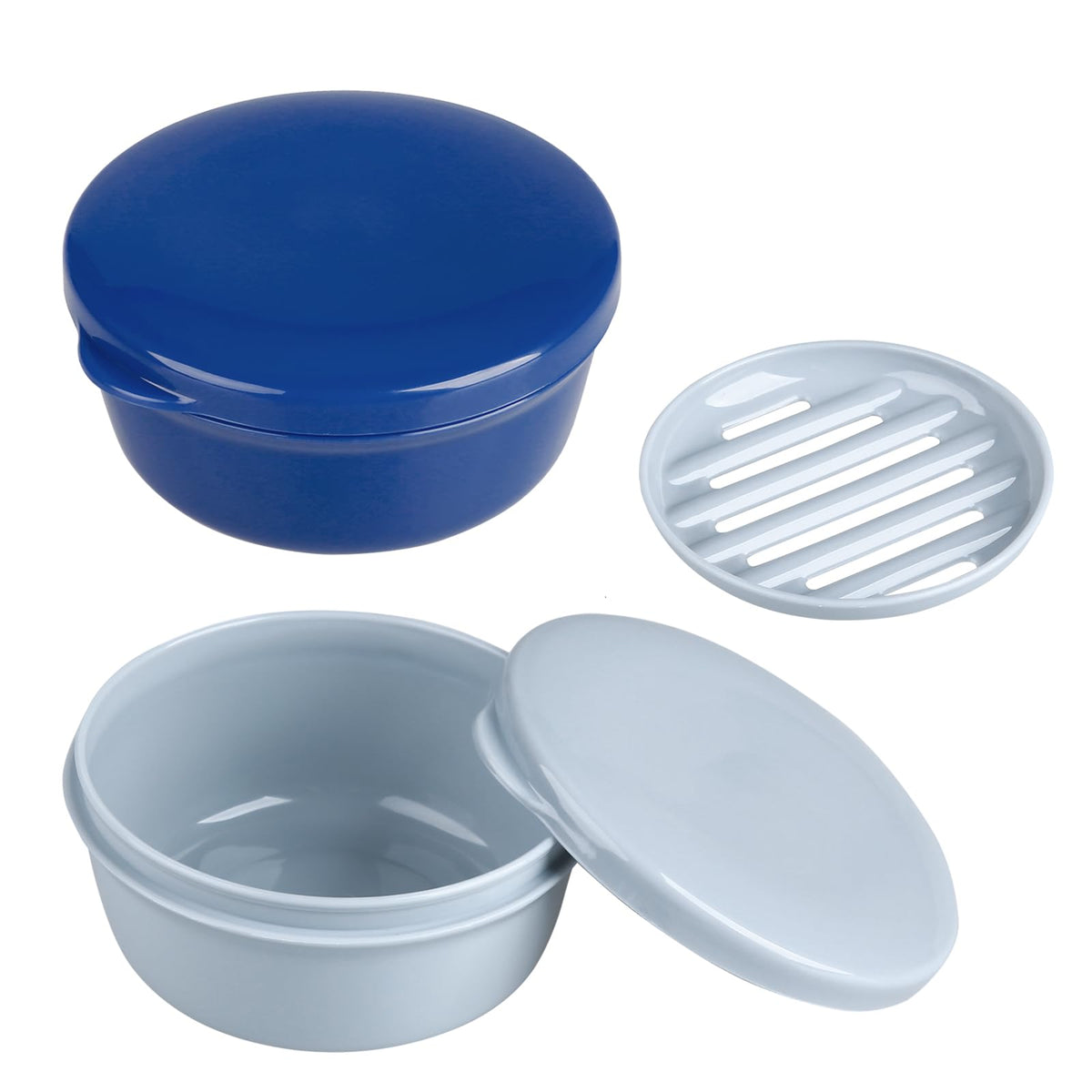 4Pcs Travel Soap Container, Portable Soap Box, Plastic Leakproof Soap Case | Soap Bar Holder, Camping, Bathroom Shower Gym Hiking Traveling
