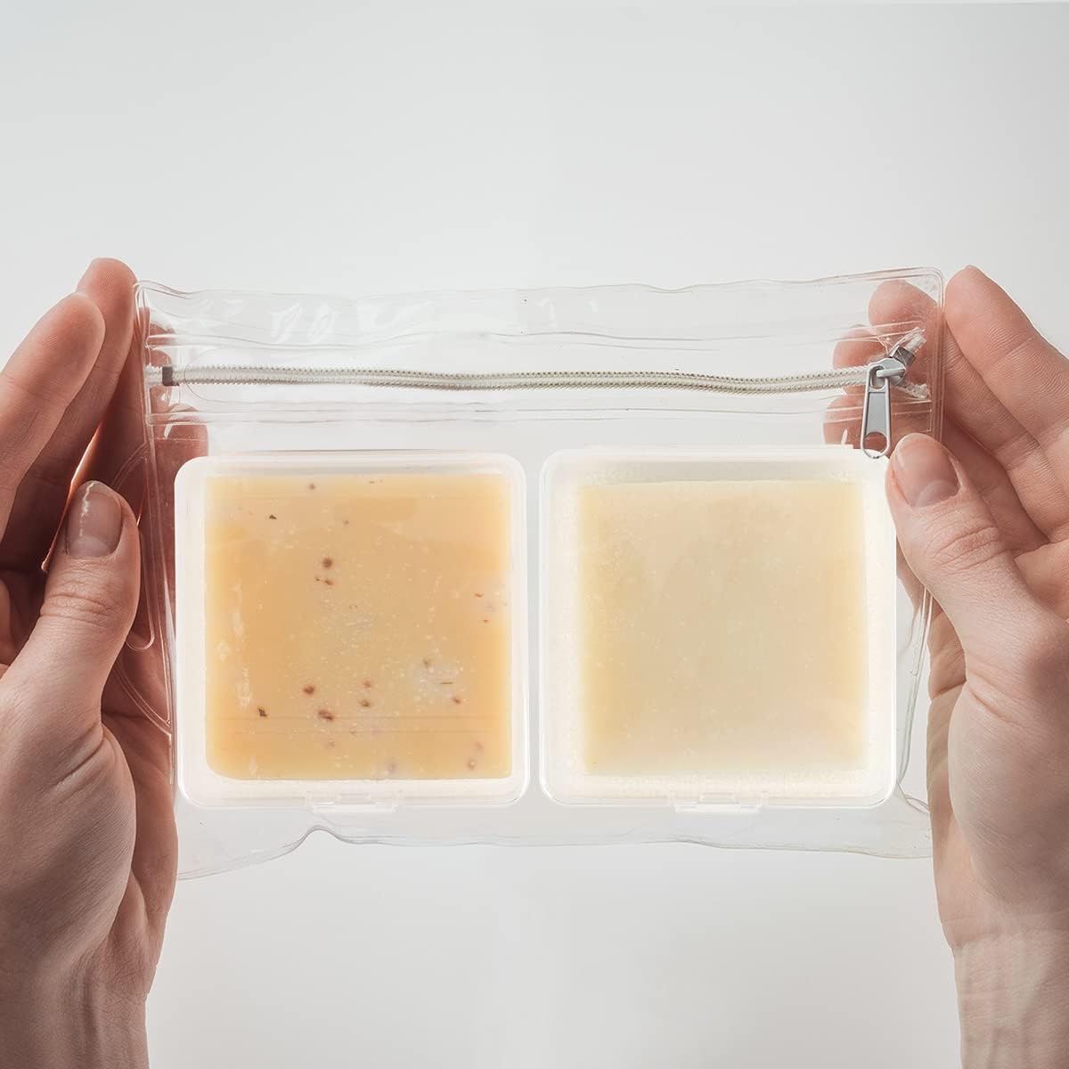 Soap Case Box, Vonpri Soap Dish Storage Holder for Shower Home Outdoor Traveling (1Pc Clear)