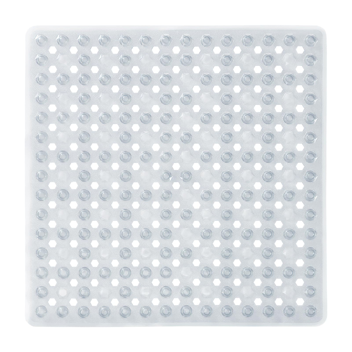 Yimobra Bathtub Mat Non Slip, 34.5"X15.5" Long Shower Mat for Inside Shower, Machine Washable Bath Mat with Drain Holes & Strong Suction Cups, Soft on Feet, Bathroom Essentials, Black