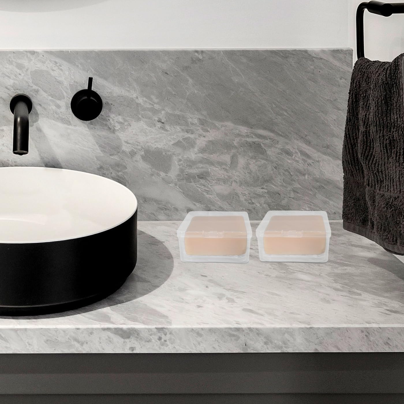 Soap Case Box, Vonpri Soap Dish Storage Holder for Shower Home Outdoor Traveling (1Pc Clear)