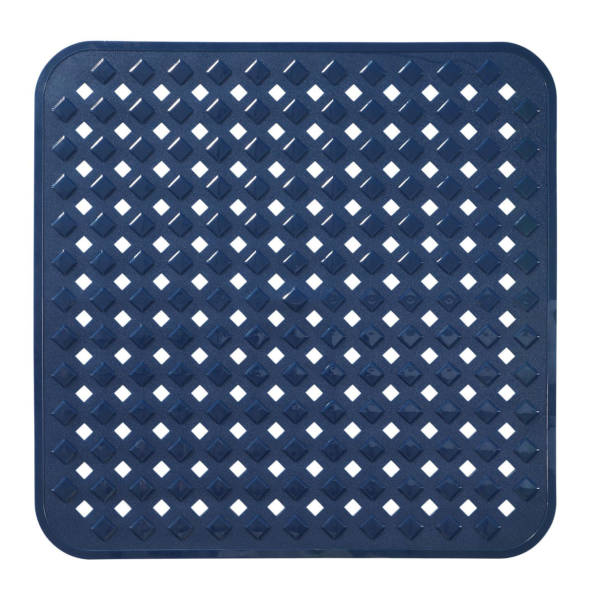 Yimobra Bathtub Mat Non Slip, 35"X16" Shower Mat with Strong Suction Cups & Drain Holes, Long Anti Slip Bath Tub Mat for Inside Shower, Machine Washable Fast Drying, Bathroom Essentials, Clear Blue