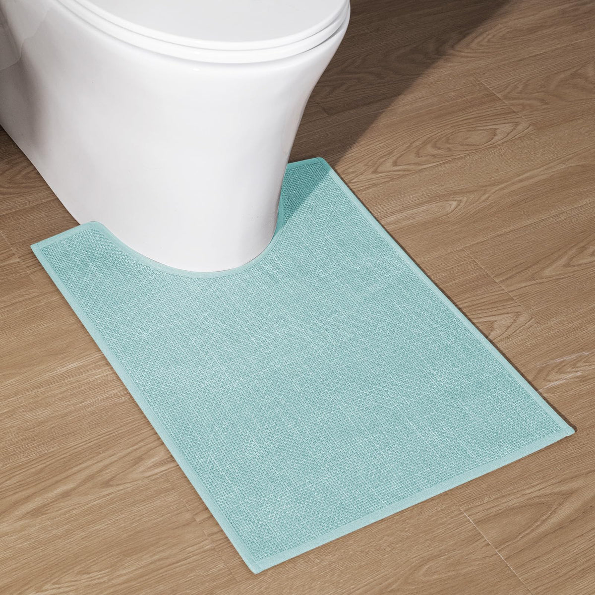 chakme Bathroom Rugs Mat 24x17, Ultra Thin Non Slip Bath Mat Small Quick Dry Absorbent Bath Mat for Bathroom Floor, (Dark Beige, 24"x17")
