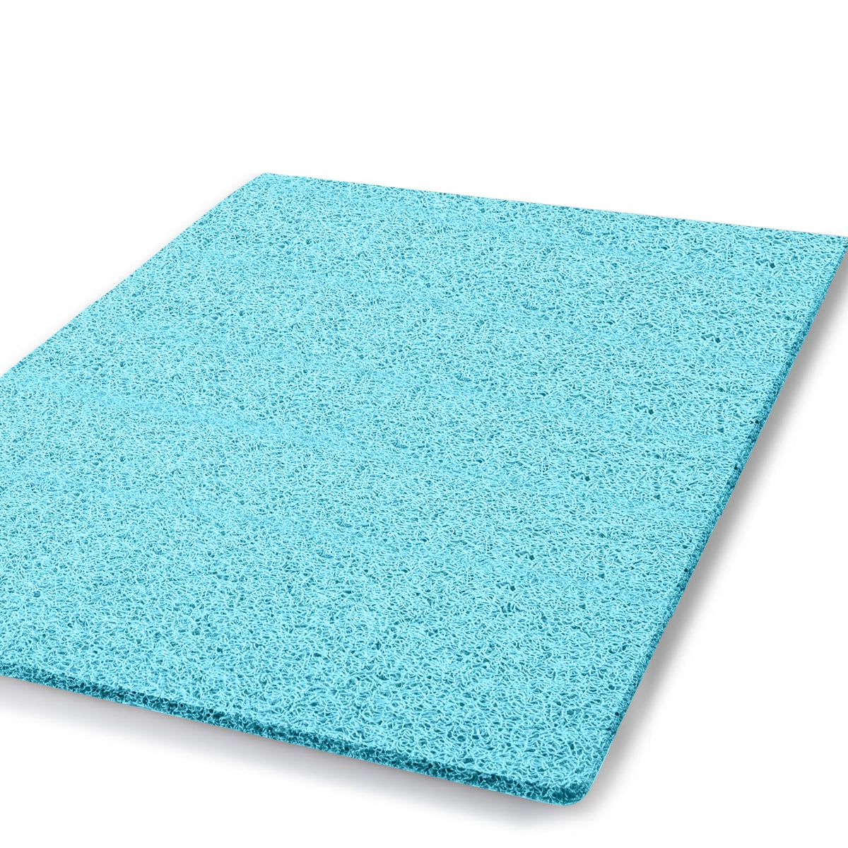 godehone Shower Mats Non Slip Without Suction Cups, PVC Loofah Bathroom Mats, Loofah Mats for Shower and Bathroom, Quick Drying, 15.7× 36 Inch, Grey