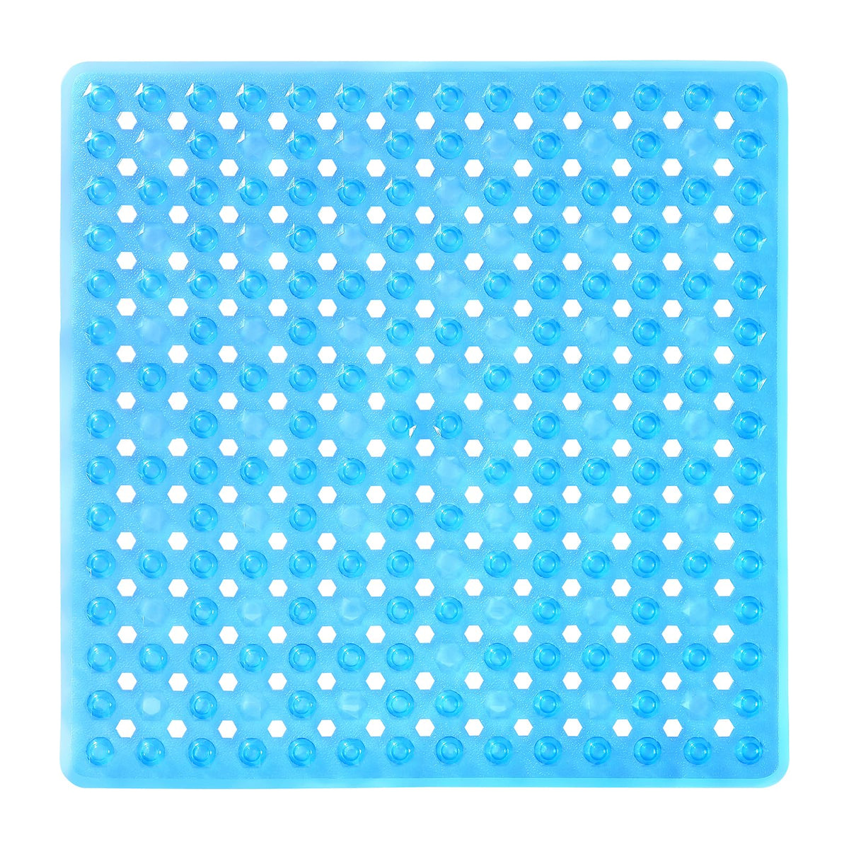 Yimobra Bathtub Mat Non Slip, 34.5"X15.5" Long Shower Mat for Inside Shower, Machine Washable Bath Mat with Drain Holes & Strong Suction Cups, Soft on Feet, Bathroom Essentials, Black