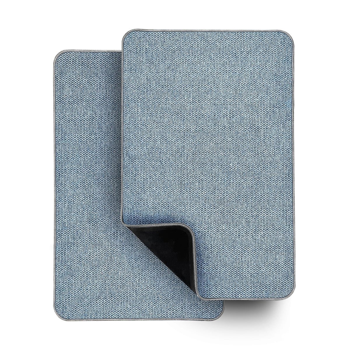 Bath Mat,Ultra Thin Bathroom Rugs,Rubber Bath Mats for Bathroom,No Slip Bath Rugs,Quick Dry,Machine Washable,Low Pile,Absorbent,Shower Outside,Sink,Home Decor Accessories.Grey,1'5"x2'3"(17x27Inch)